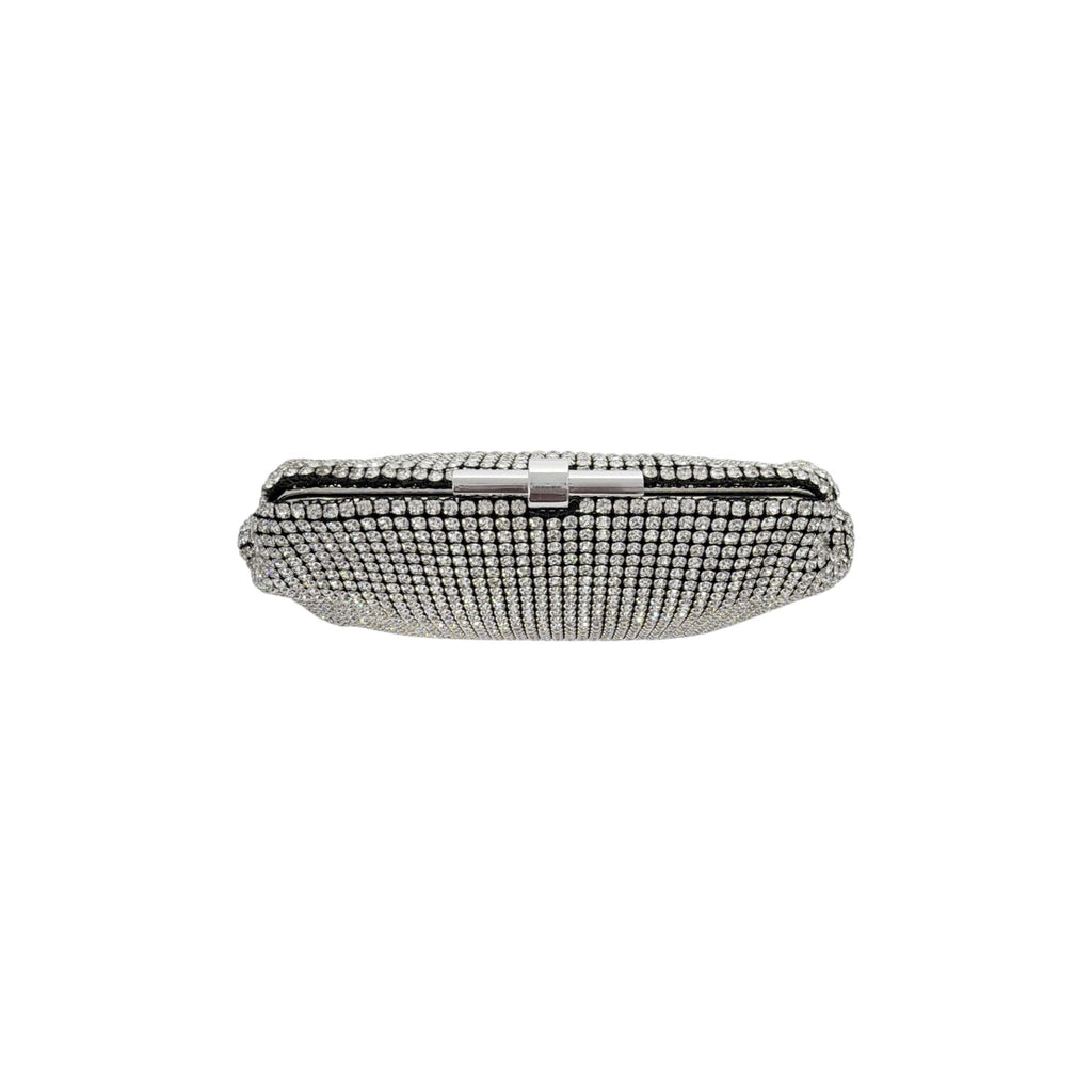 REISS Adaline Crystal Clutch Bag Reiss