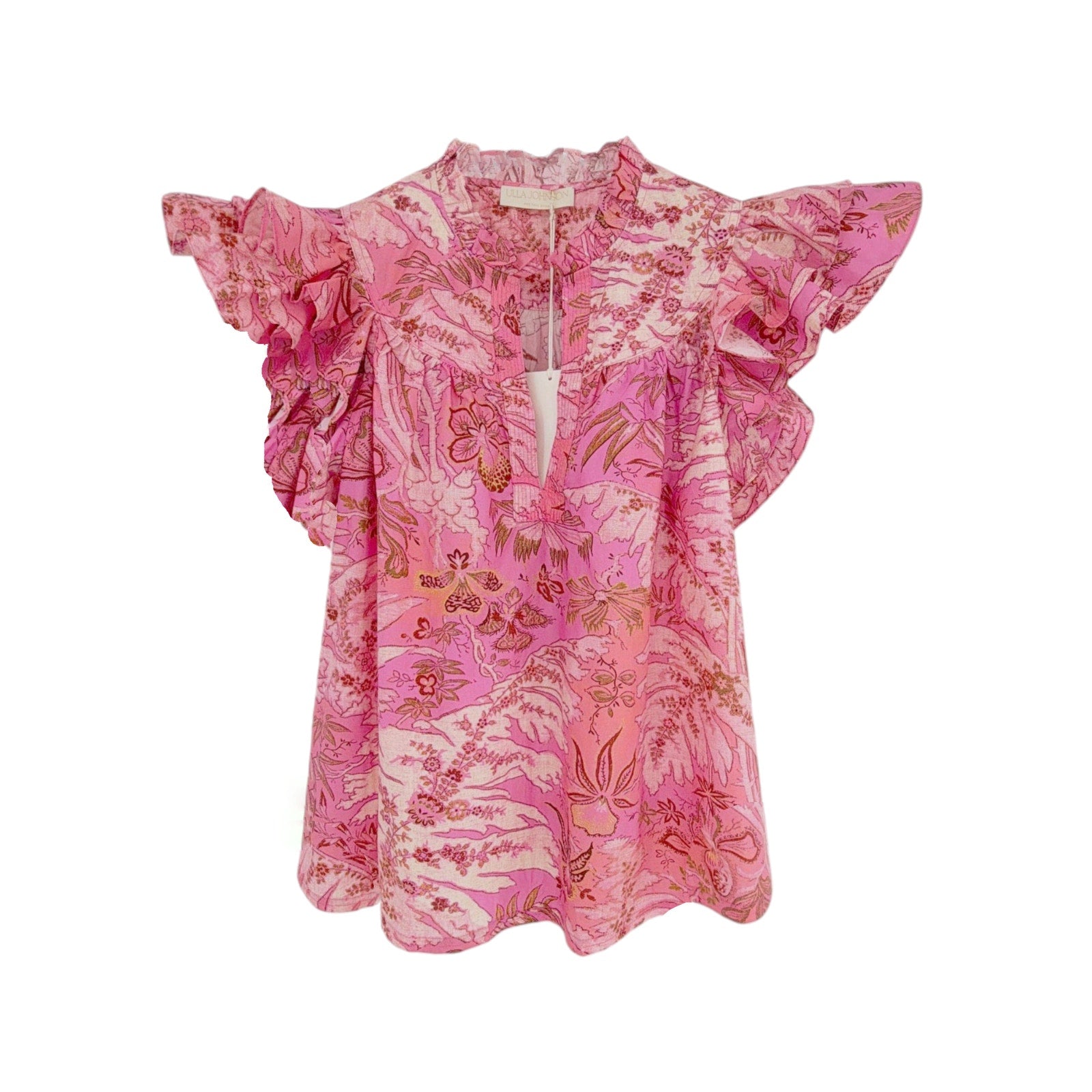 ULLA JOHNSON Lei Top in Camellia 2 Ulla Johnson