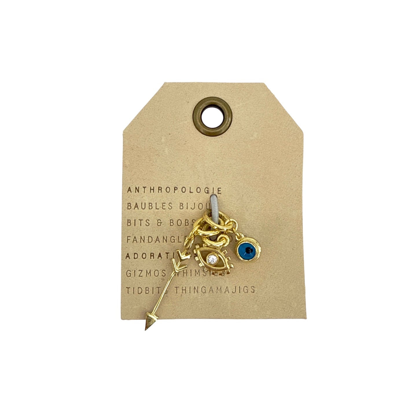 MAISON IREM x ANTHROPOLOGIE Juan Attachable Charms Set of 3 Gold