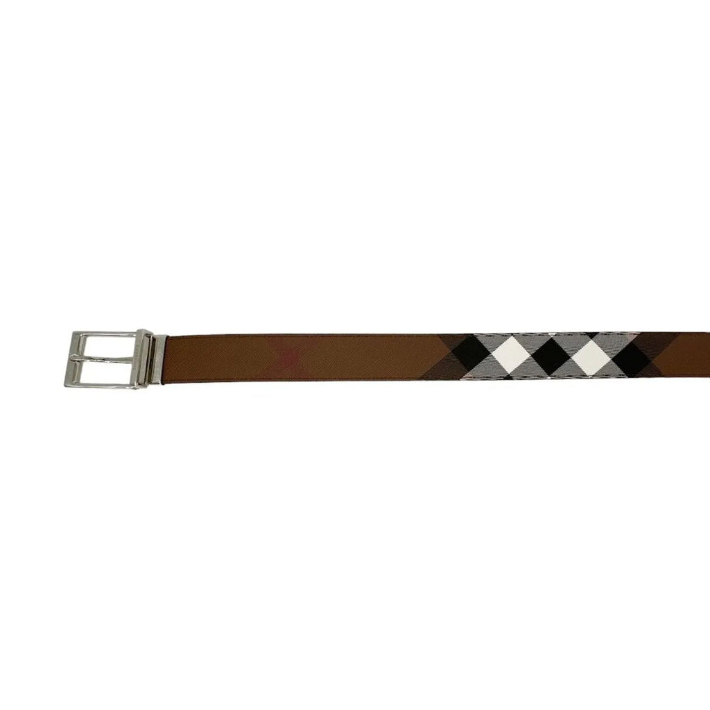BURBERRY Louis 35mm Reversible Buckle Giant Check E-Canvas Belt 85|34 - flyKAMP