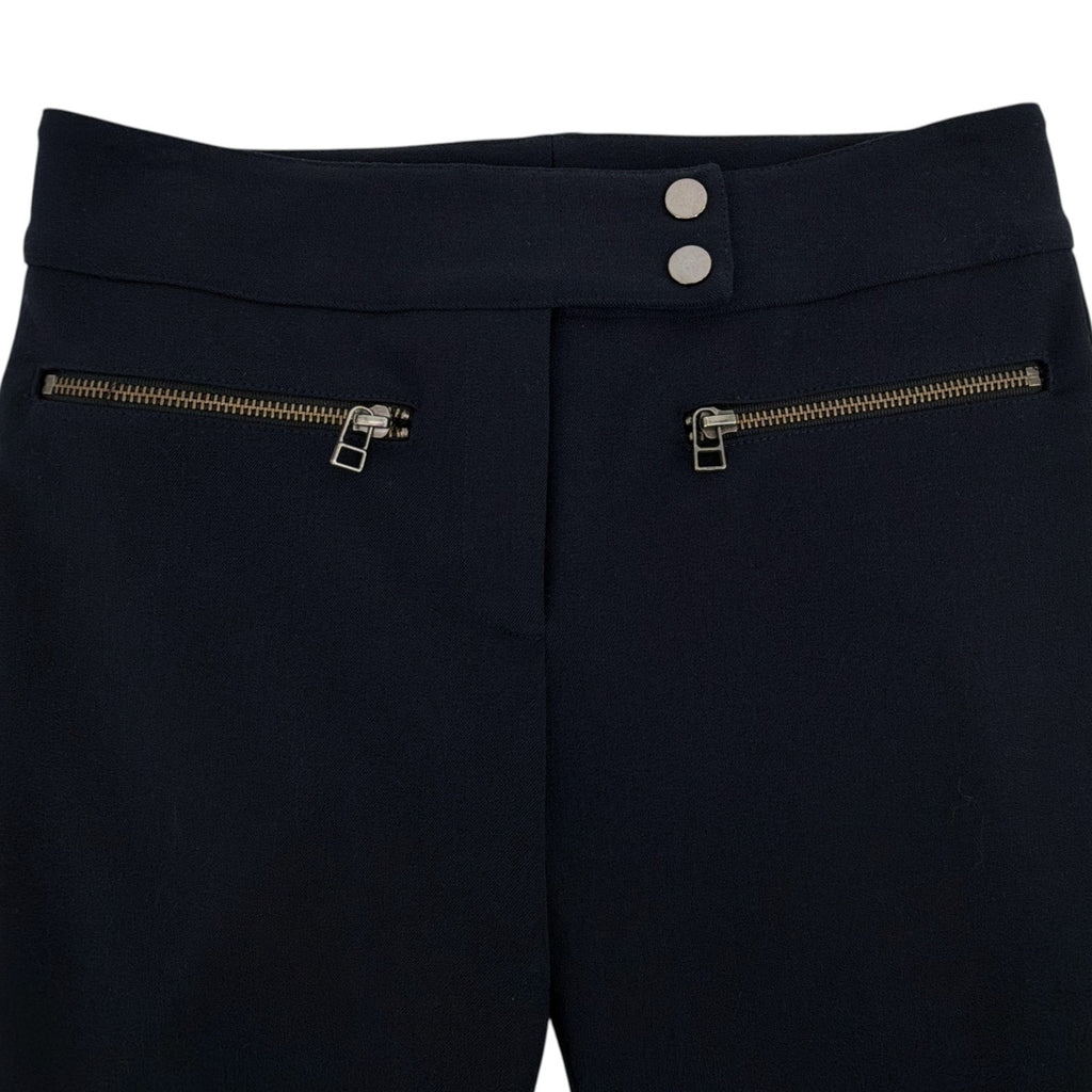 VERONICA BEARD Metro Cropped Kick Flare Pant in Dark Navy 0 Veronica Beard
