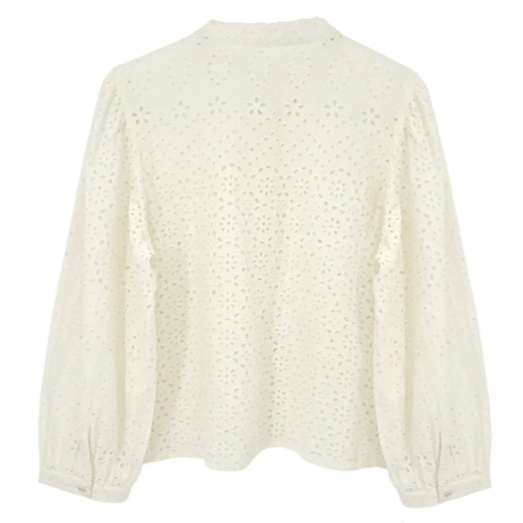 VERONICA BEARD Vitale Eyelet Top 6|M - flyKAMP