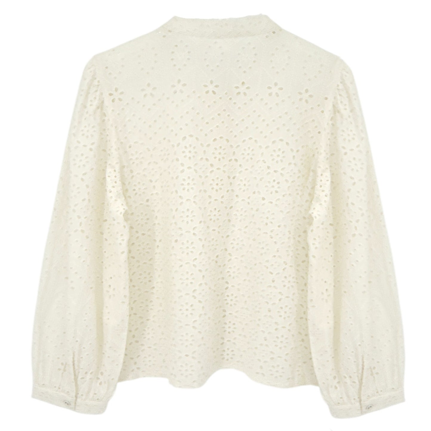 VERONICA BEARD Vitale Eyelet Top 6|M