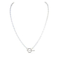 VIRGINS SAINTS & ANGELS VSA Delfina 6mm Rondelle White Opal & Silver - flyKAMP