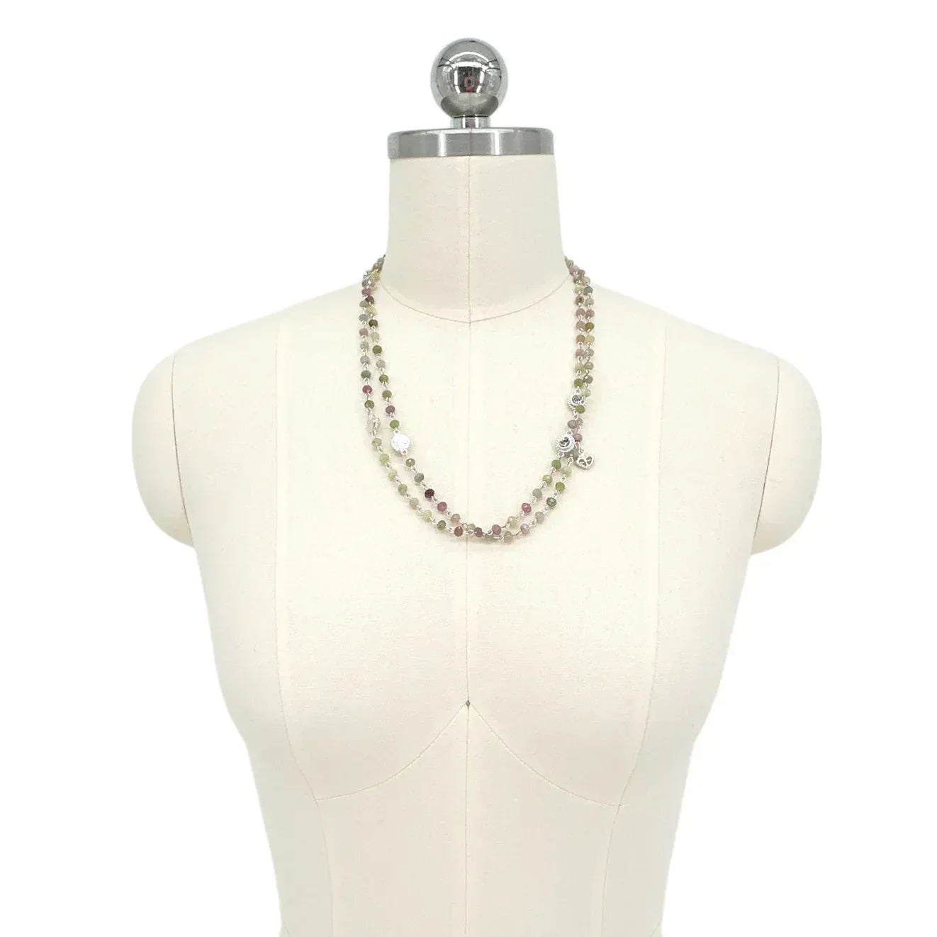 VIRGINS SAINTS & ANGELS VSA Wrap Precious Sapphire Beads in Silver - flyKAMP