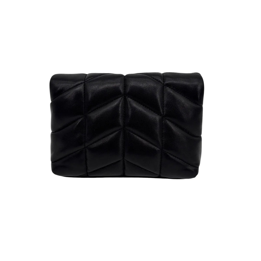 SAINT LAURENT Loulou Mini in Lambskin Puffer Pouch Clutch - flyKAMP