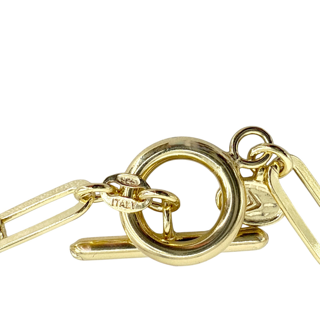 SILPADA Let’s Link Chain Necklace in Gold Plated Silver 17”