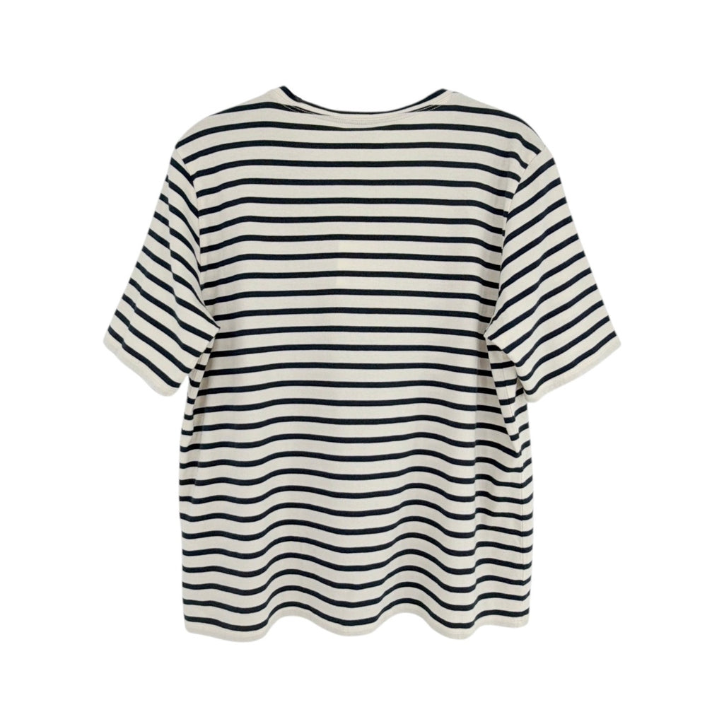 KULE The Modern Love Tee in Cream & Navy M Kule