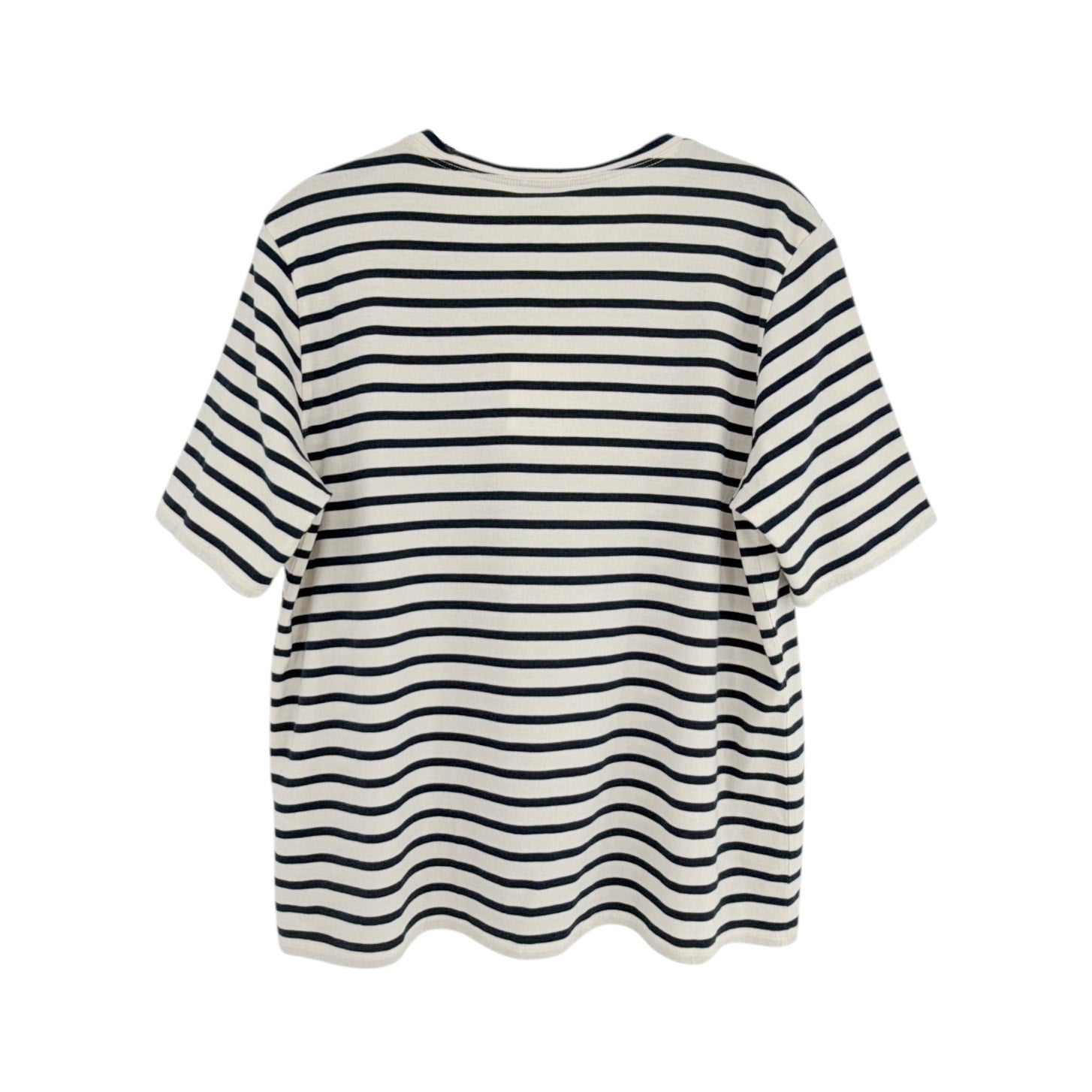 KULE The Modern Love Tee in Cream & Navy M Kule
