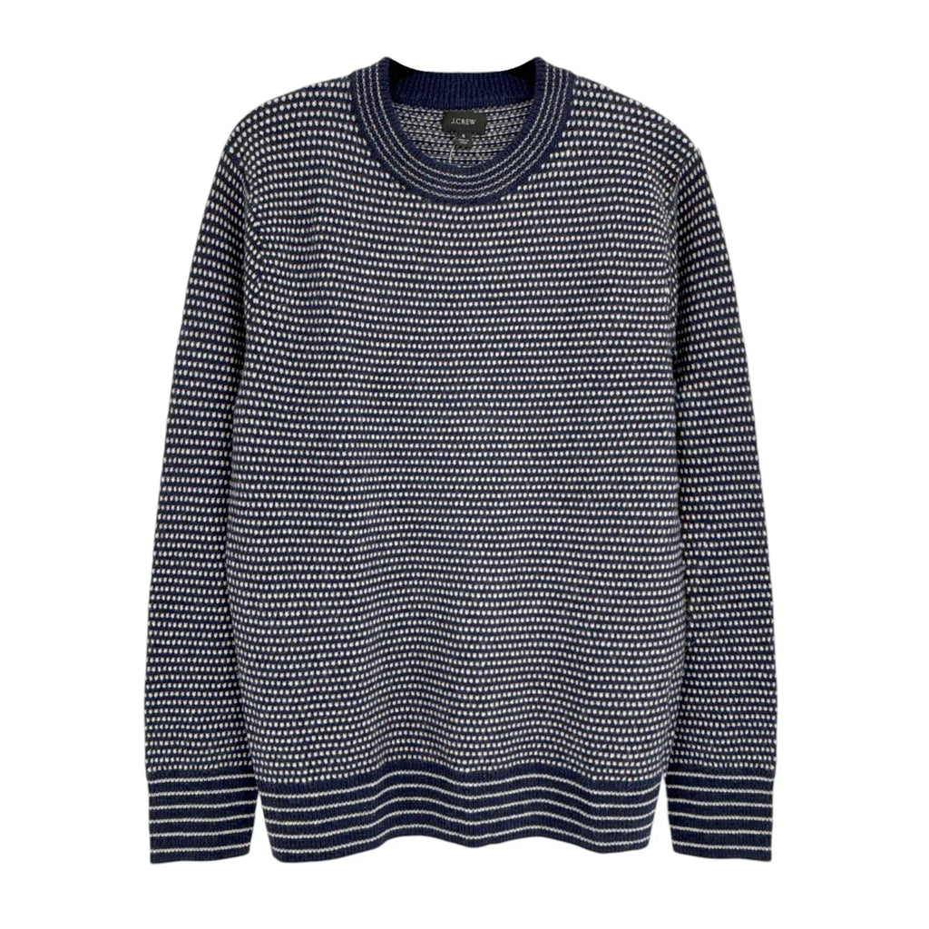 J.CREW Rugged Merino Wool Bird's-eye Sweater S - flyKAMP