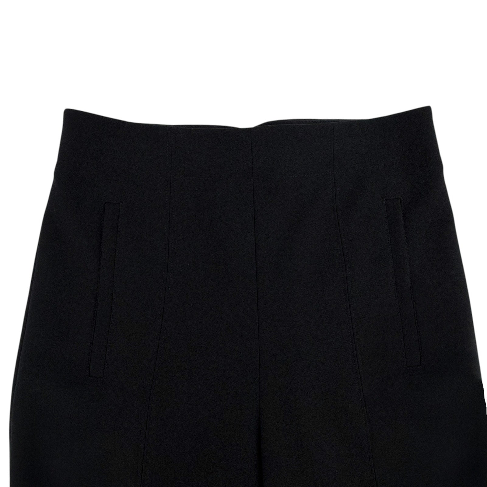 TIBI Anson High Rise Biker Shorts in Black 0 Tibi