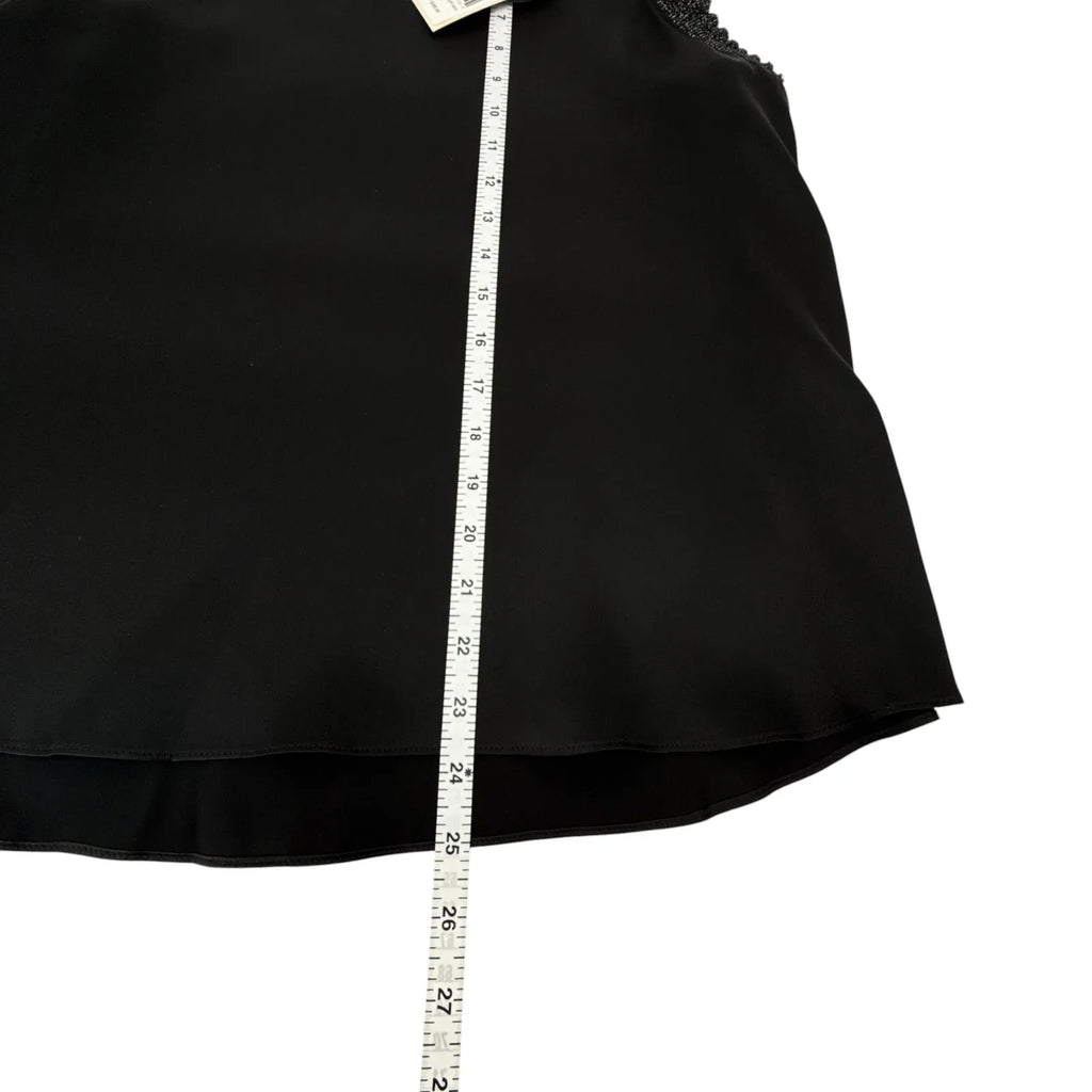 CINQ a SEPT Lurex Lenore Top in Black & Silver M - flyKAMP