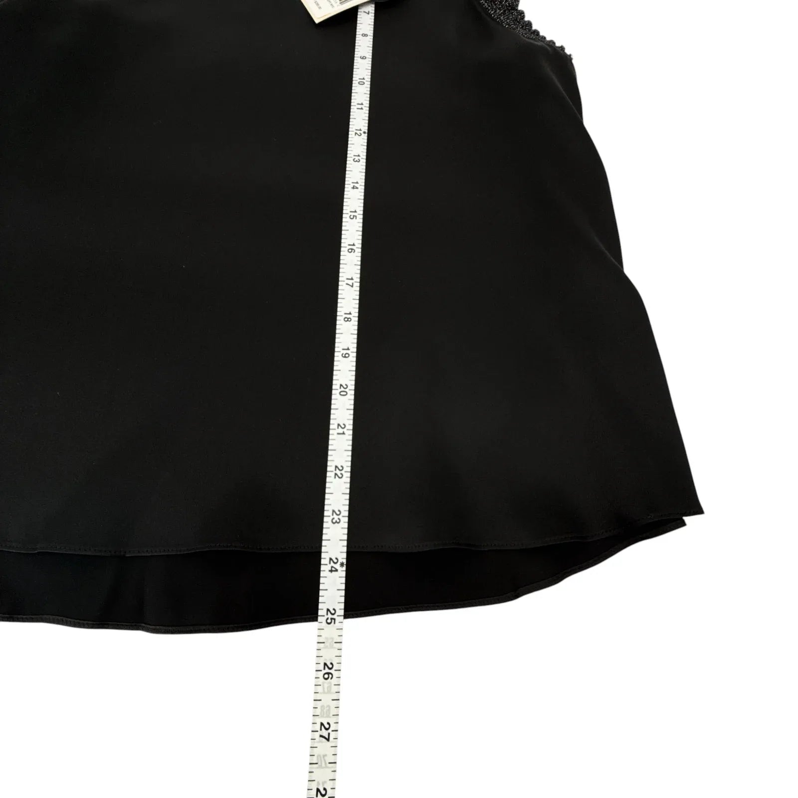CINQ a SEPT Lurex Lenore Top in Black & Silver M - flyKAMP