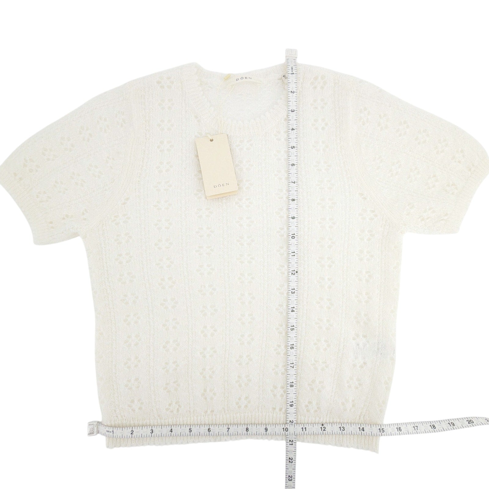 DOEN Monica Sweater in Ivory M Doen