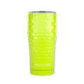 SIC Seriously Ice Cold 20 oz Tumbler in Neon Yellow Dimpled Golf - flyKAMP