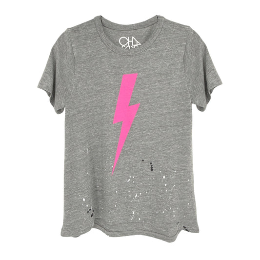CHASER Neon Lightning Bolt Tee XS