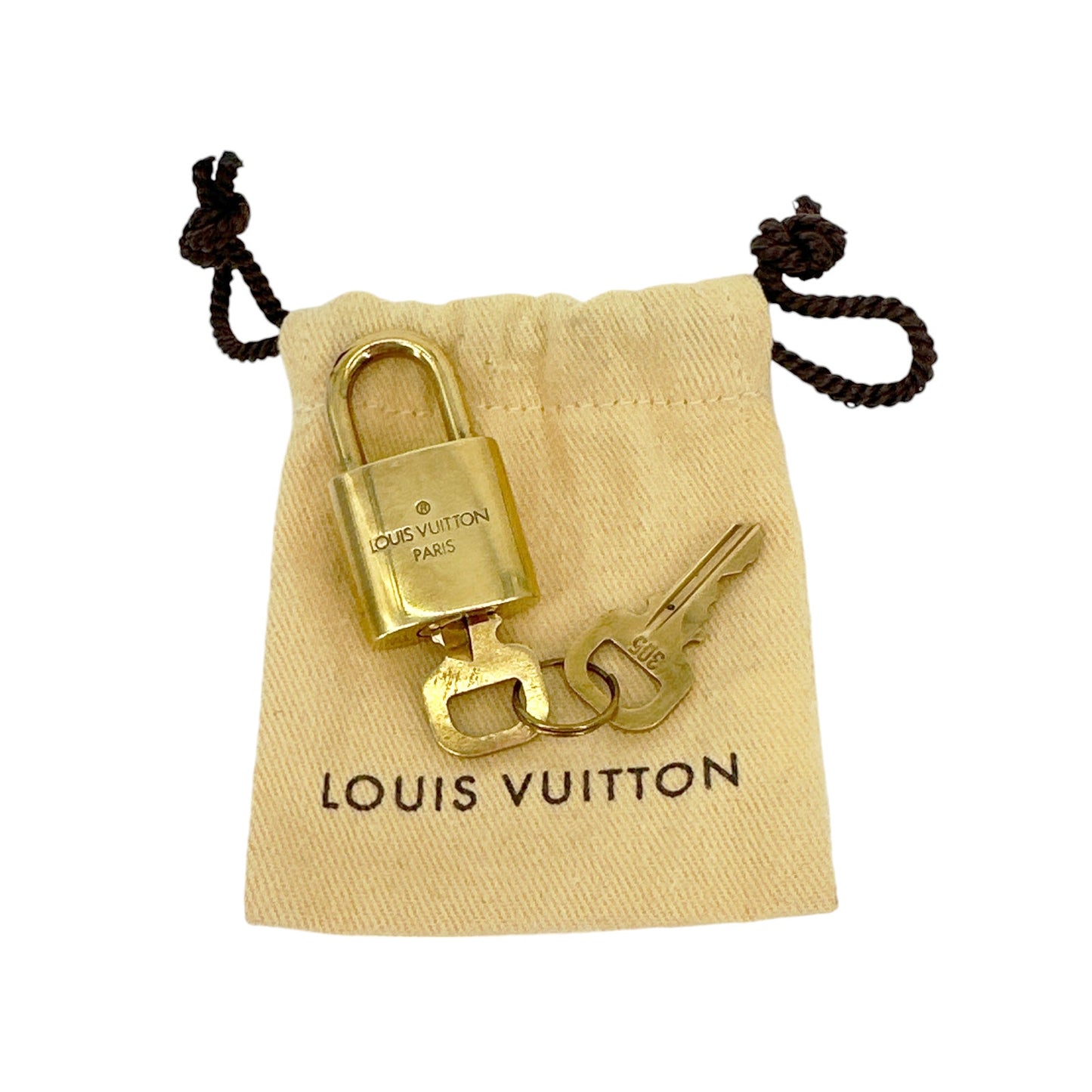 LOUIS VUITTON Speedy Padlock & 2 Keys Set #305