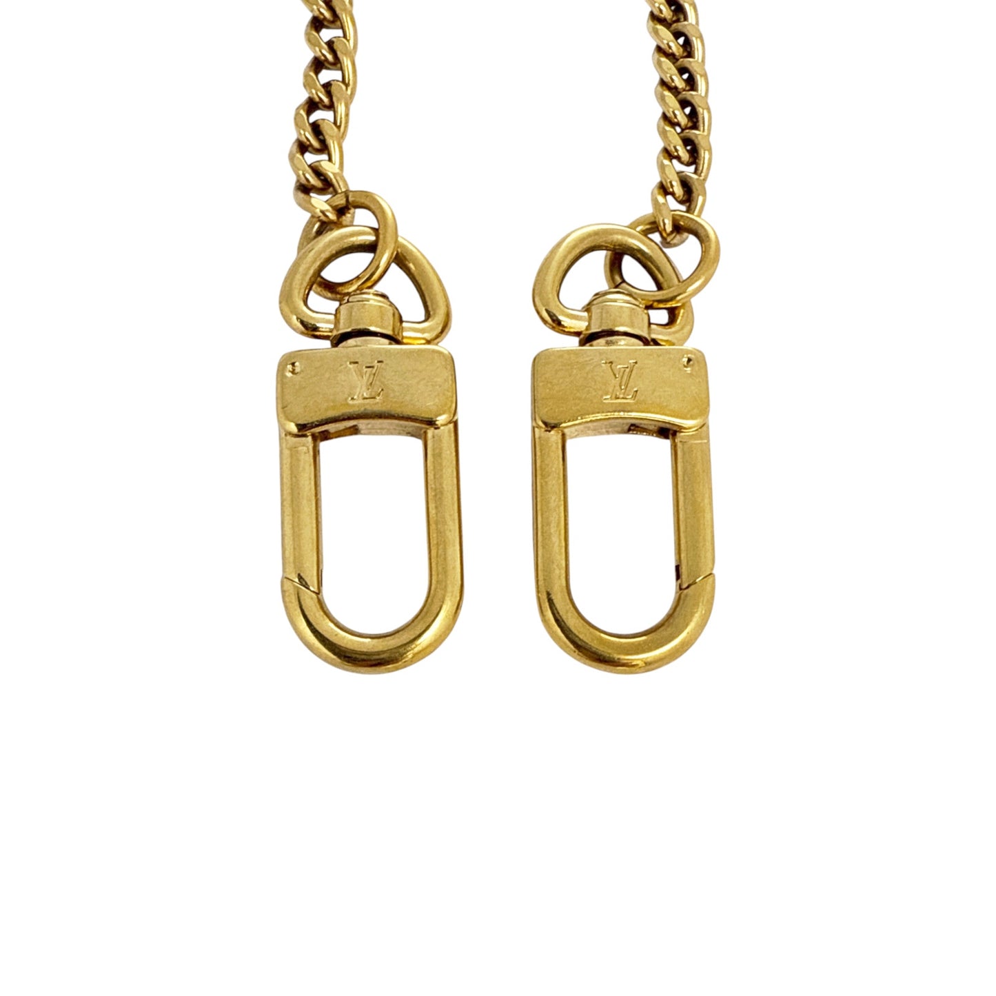 LOUIS VUITTON Chain Strap in Gold