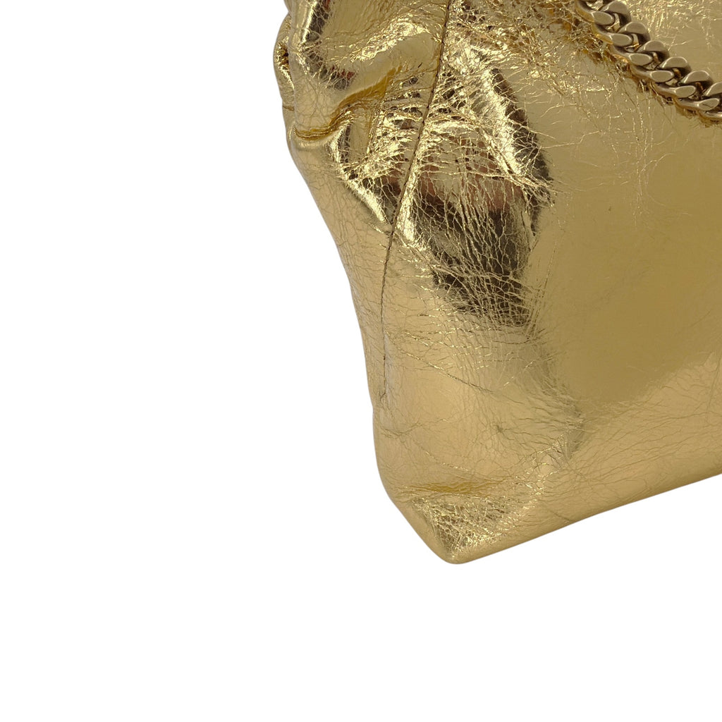 VERONICA BEARD Small Slouch Leather Shoulder Bag in Gold Veronica Beard