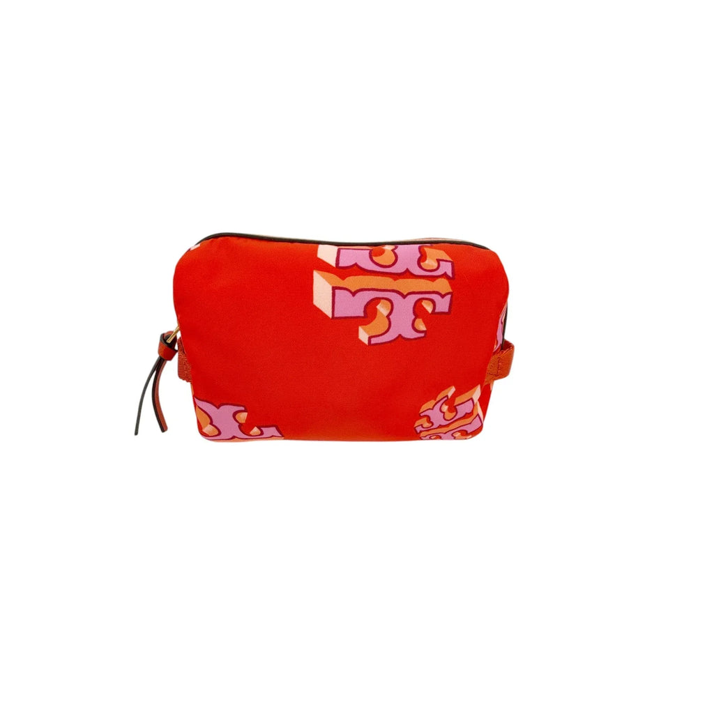 TORY BURCH Virginia Logo Printed Cosmetic Case - flyKAMP
