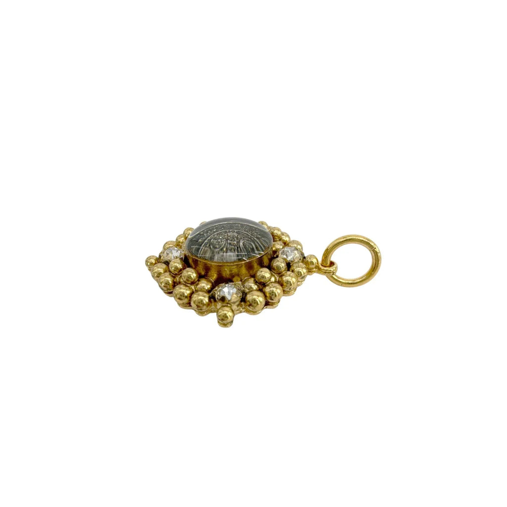 VIRGINS SAINTS & ANGELS VSA Petite Cloister San Benito Charm in Gold - flyKAMP