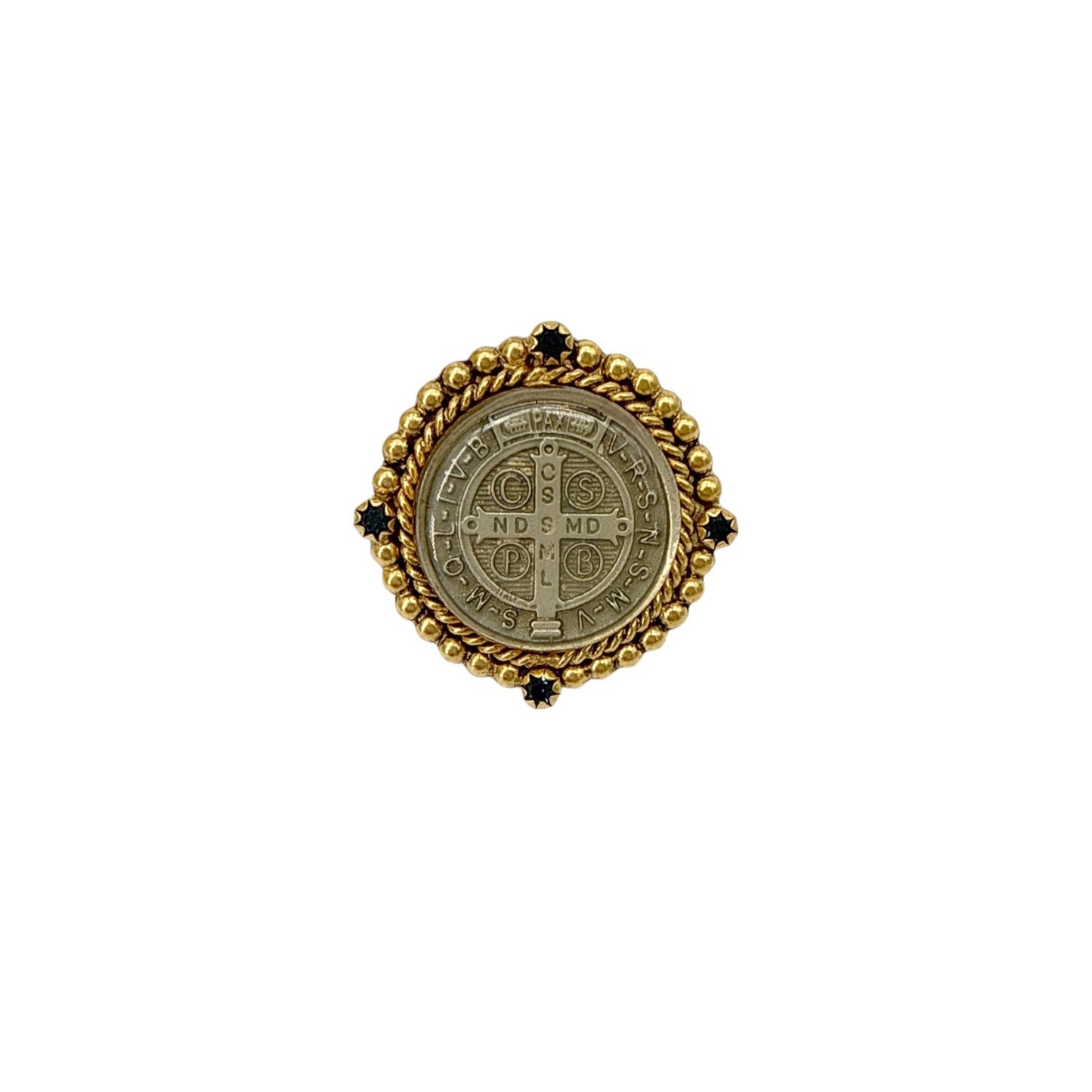 VIRGINS SAINTS & ANGELS VSA Grande San Benito Ring Gold Size 7