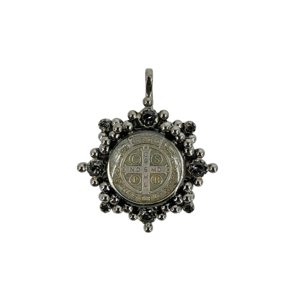 VIRGINS SAINTS & ANGELS VSA Cloister San Benito Medallion Gunmetal - flyKAMP