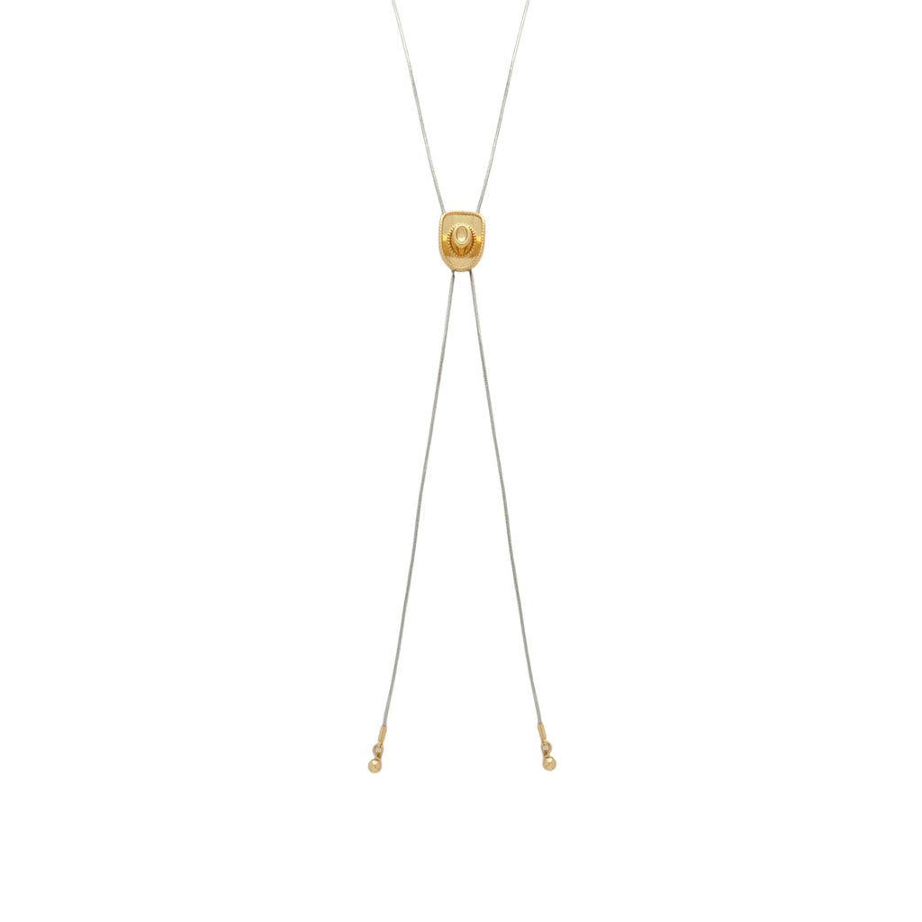 WESTERN Cowgirl Lariat Bolo Necklace in Gold & Silver None and/or Unknown