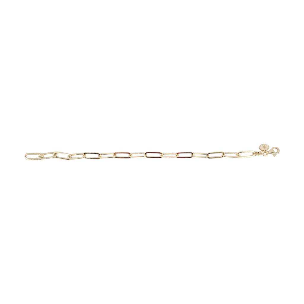 SILPADA Golden Oval Bracelet in 14K Gold Plated - flyKAMP