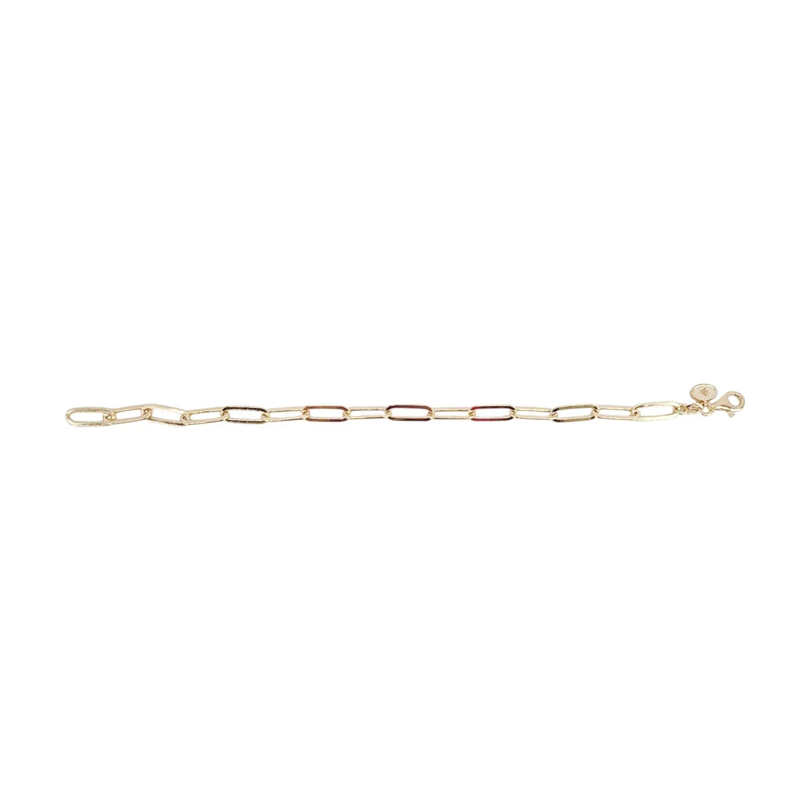 SILPADA Golden Oval Bracelet in 14K Gold Plated - flyKAMP