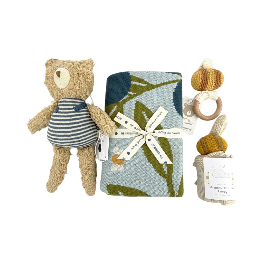 THE BLUEBERRY HILL Blueberry Bear Bee Gift Set The Blueberry Hill