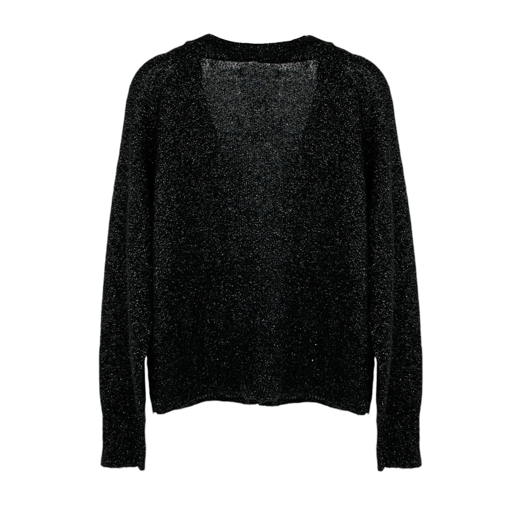 ANINE BING Mason Cardigan in Black S - flyKAMP