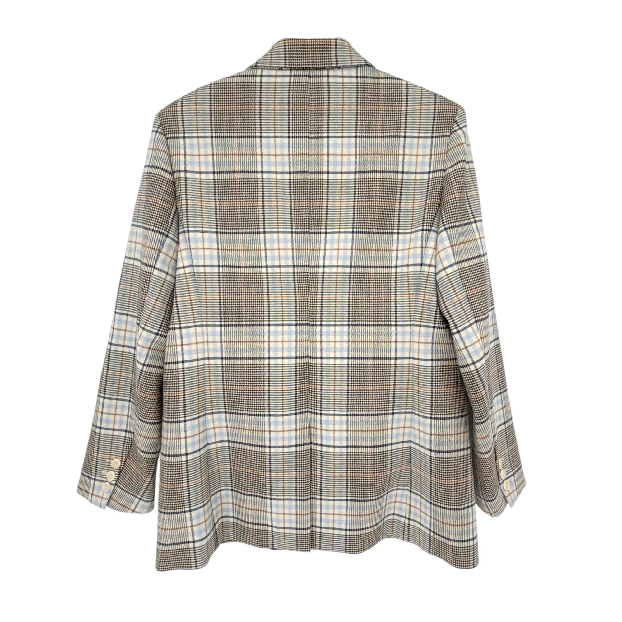 MAJE Vika Plaid Button Blazer FR|EU 42|XL - flyKAMP