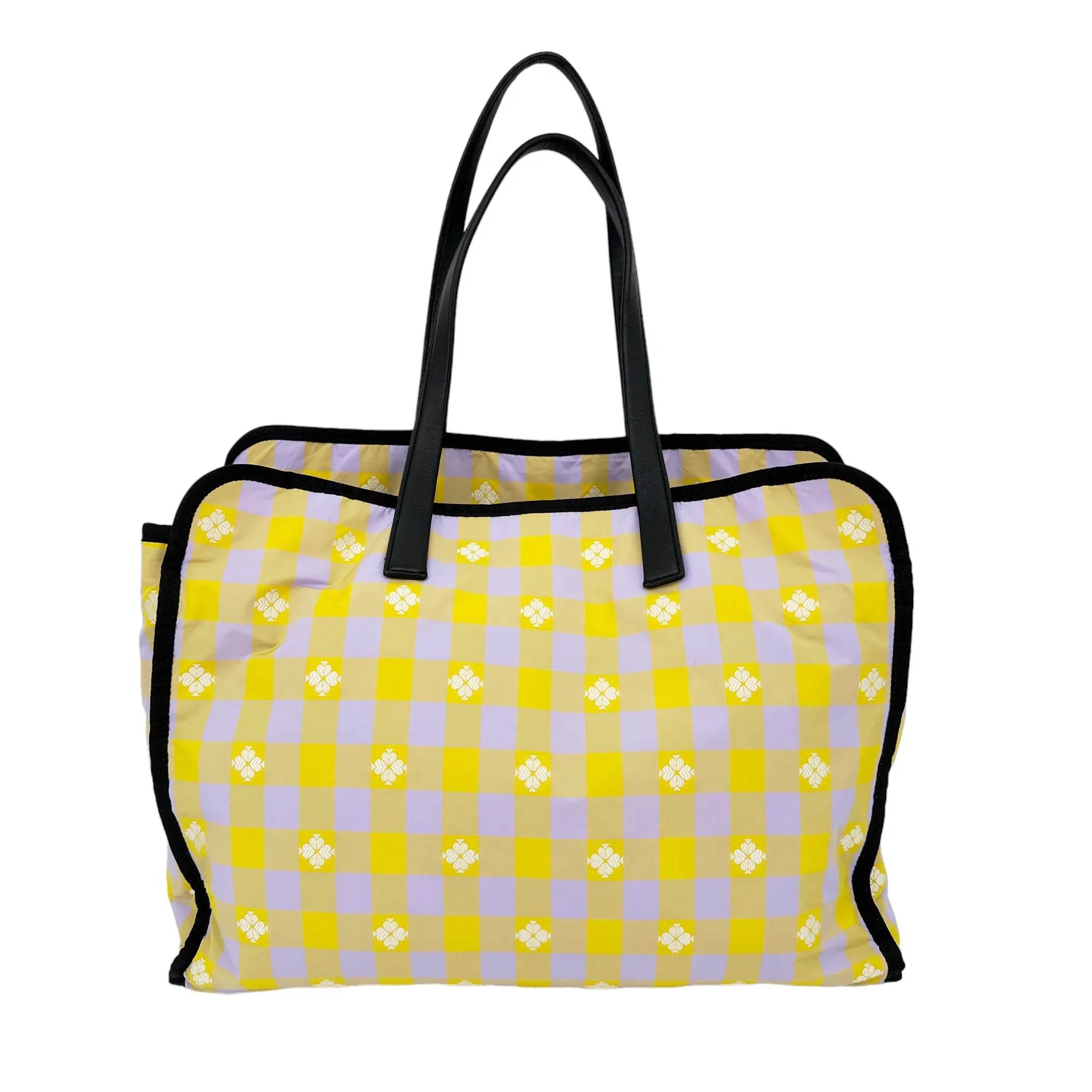 KATE SPADE New York Morley Extra Large Tote in Frozen Lilac and Chartreuse - flyKAMP