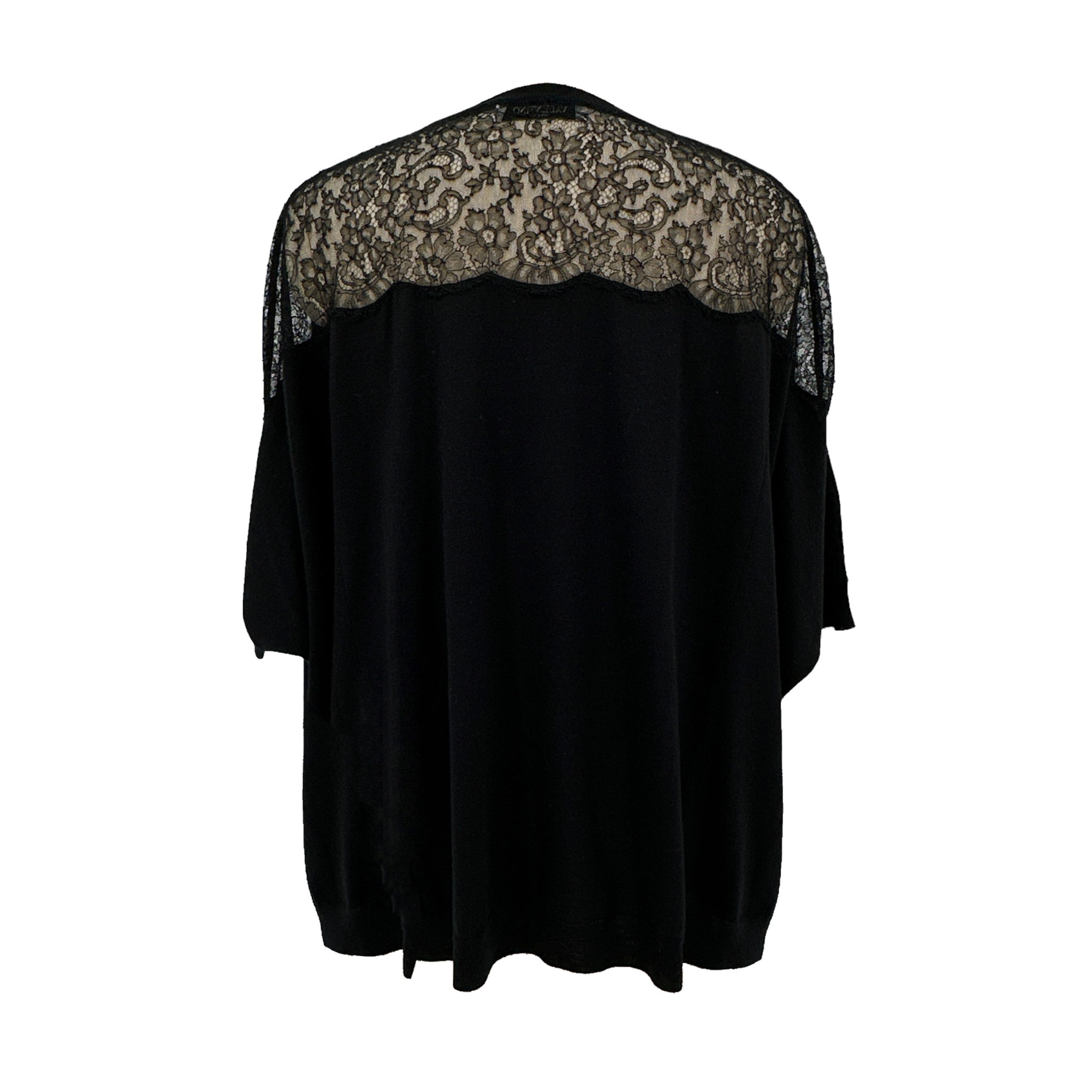 VALENTINO GARAVANI Lace Panel Detail Sweater S Valentino Garavani