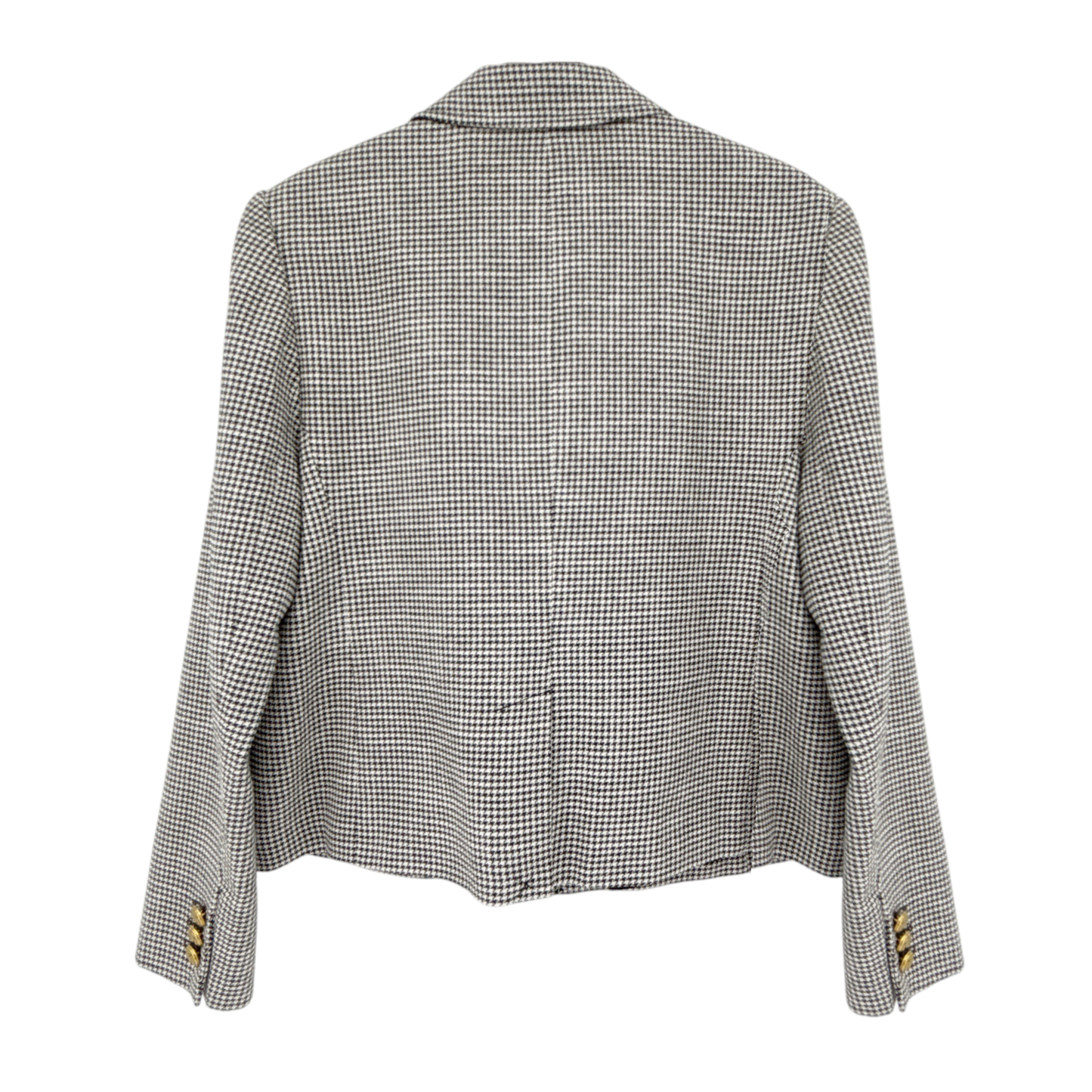 ME+EM Bracelet Sleeve Houndstooth Crop Jacket 8|M