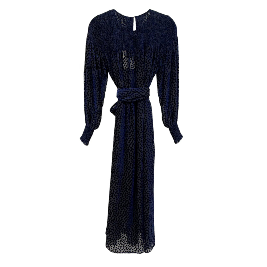 THE GREAT. Merry Dress in Navy 0|XS - flyKAMP
