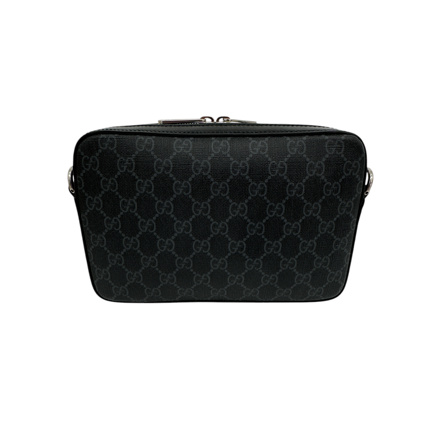 GUCCI Small Crossbody Bag with Interlocking G in Black Supreme