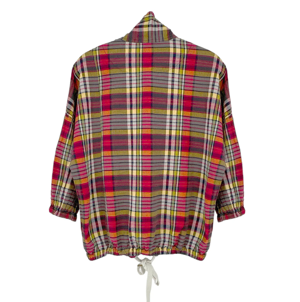 The GREAT. The Journey Pullover in Bluegrass Plaid 1|S - flyKAMP