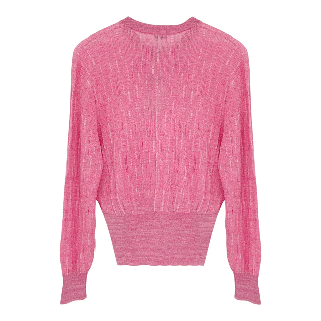 RACHEL COMEY Amares Crinkle Knit Top S - flyKAMP