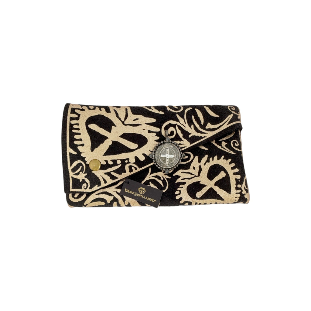VIRGINS SAINTS & ANGELS VSA Bespoke San Benito Medallion in Gunmetal Virgins Saints & Angels