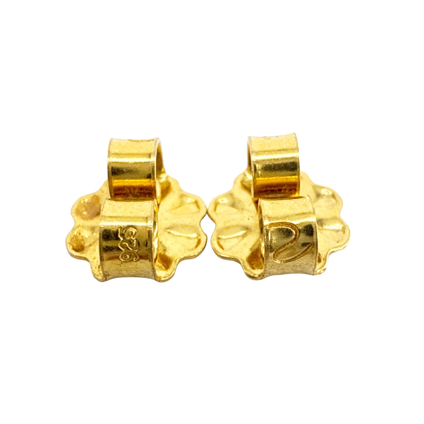 CHAN LUU Maiden Hoop Earrings in White Pearl