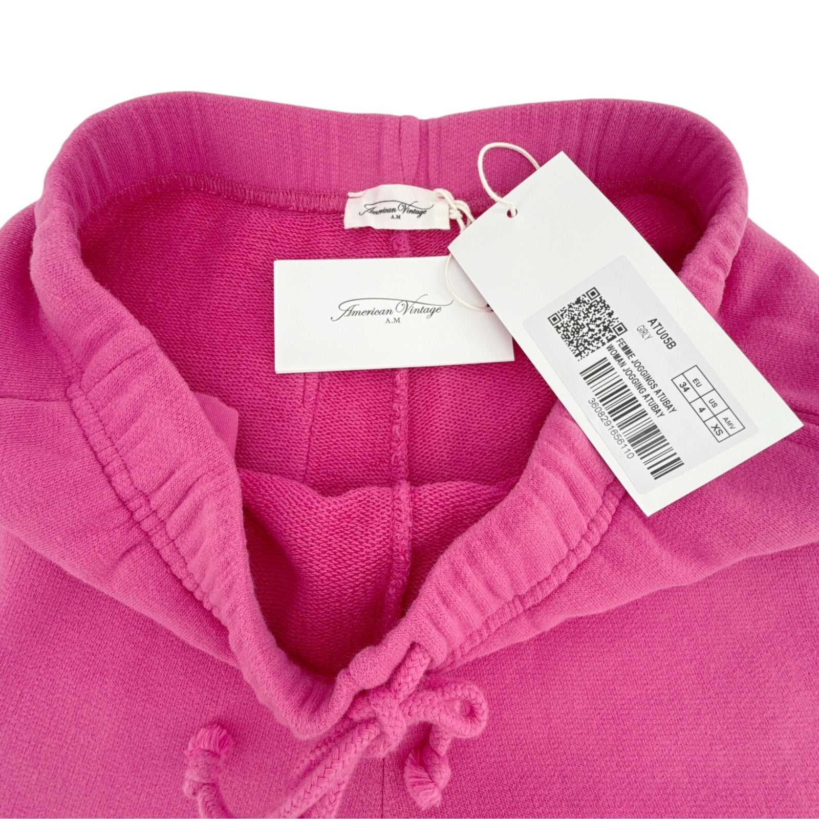 AMERICAN VINTAGE Atubay Joggers in Girly Pink XS American Vintage