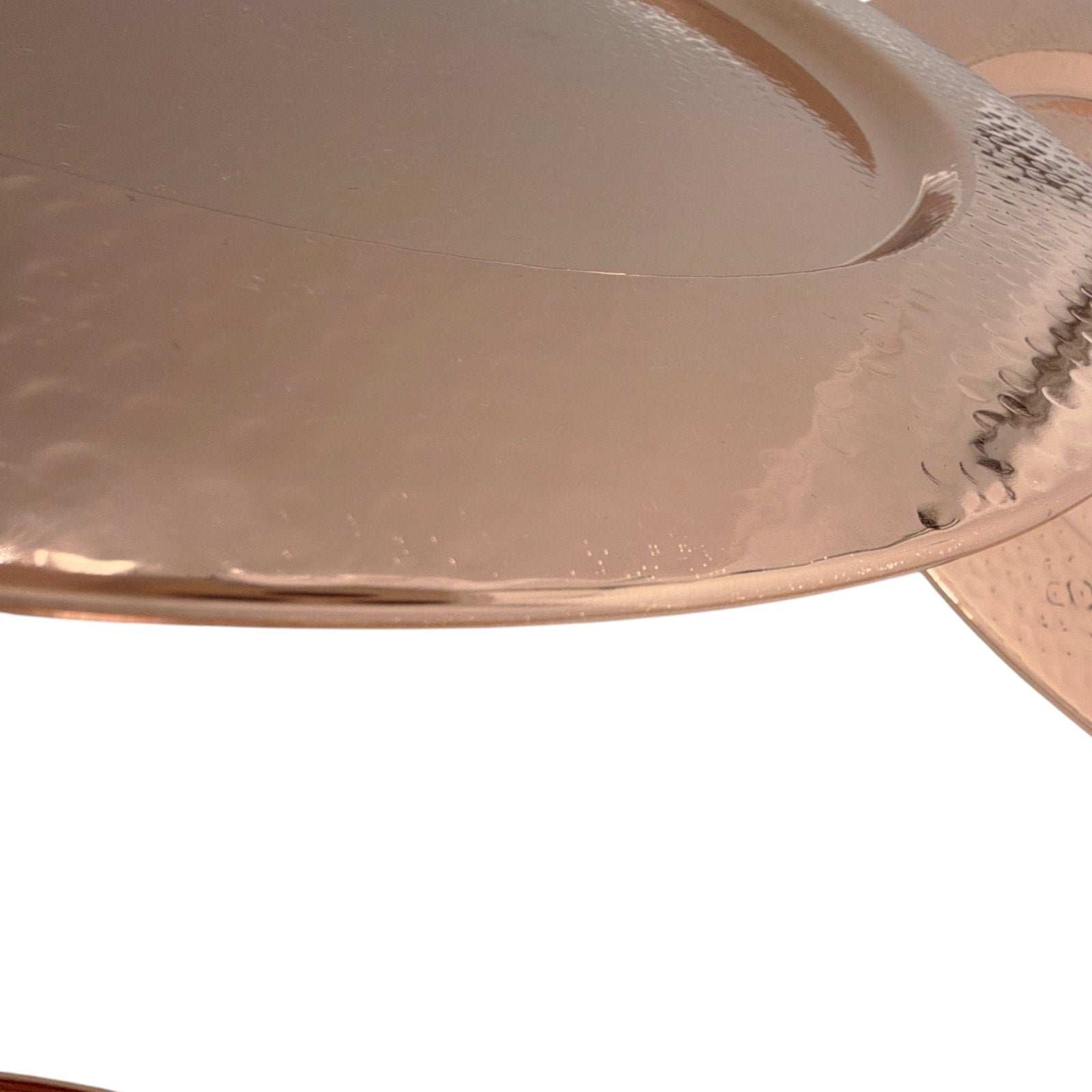 WILLIAMS-SONOMA Hammered Copper Charger Plates Set 1 of 4 Williams-Sonoma