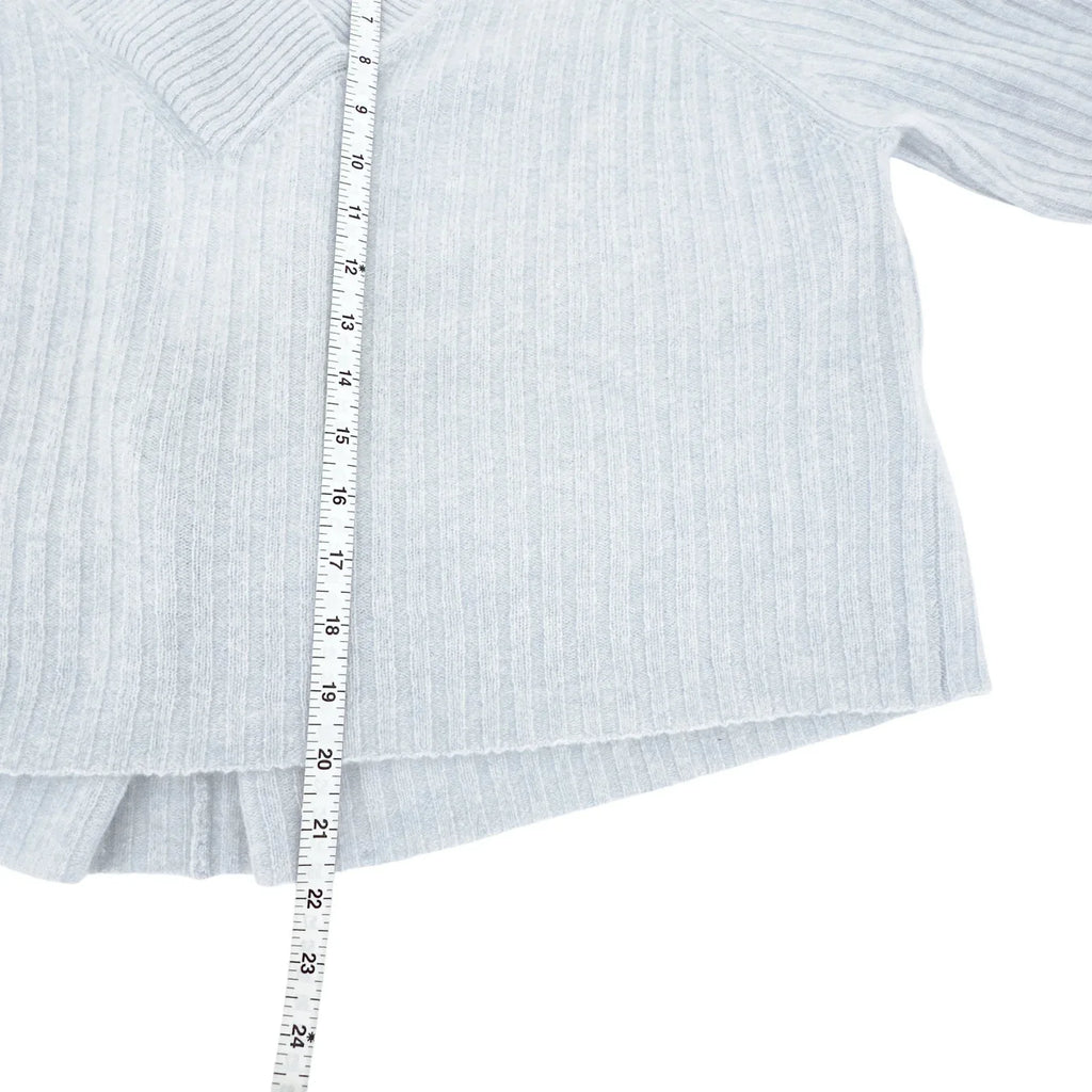 NAADAM Coastal Cashmere Cropped V-Neck Sweater XS - flyKAMP