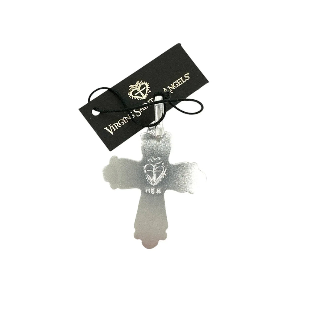 VIRGINS SAINTS & ANGELS VSA Maria Cross Medallion in Silver - flyKAMP
