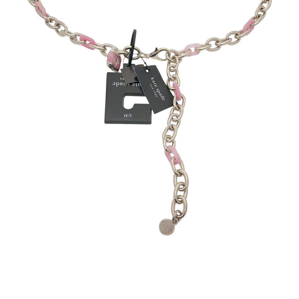 KATE SPADE New York Lock & Spade Chain Link Belt in Pink S/M Kate Spade