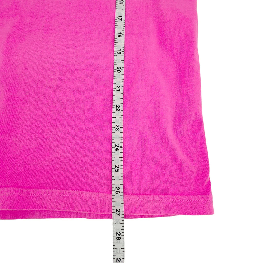 MARC JACOBS Fluorescent Logo Print Tee in Bright Pink S - flyKAMP