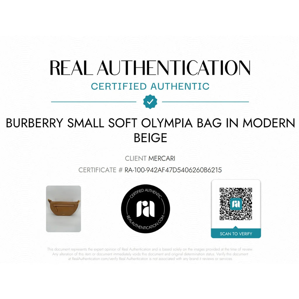 BURBERRY Small Soft Olympia Bag in Modern Beige - flyKAMP
