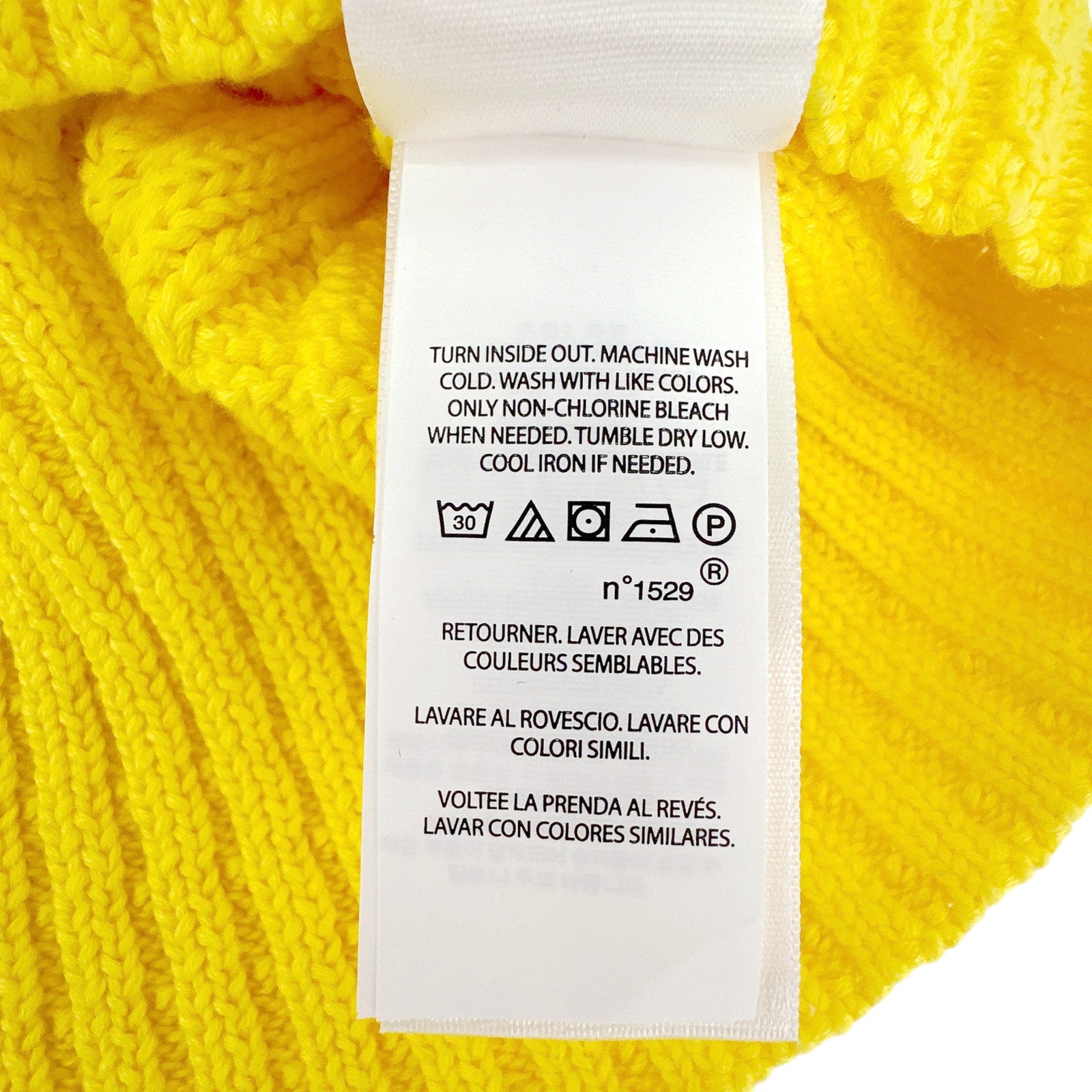 POLO RALPH LAUREN Cable-Knit Cotton Jumper in Yellow XS Polo Ralph Lauren